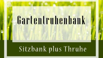 Photo of Gartentruhenbank